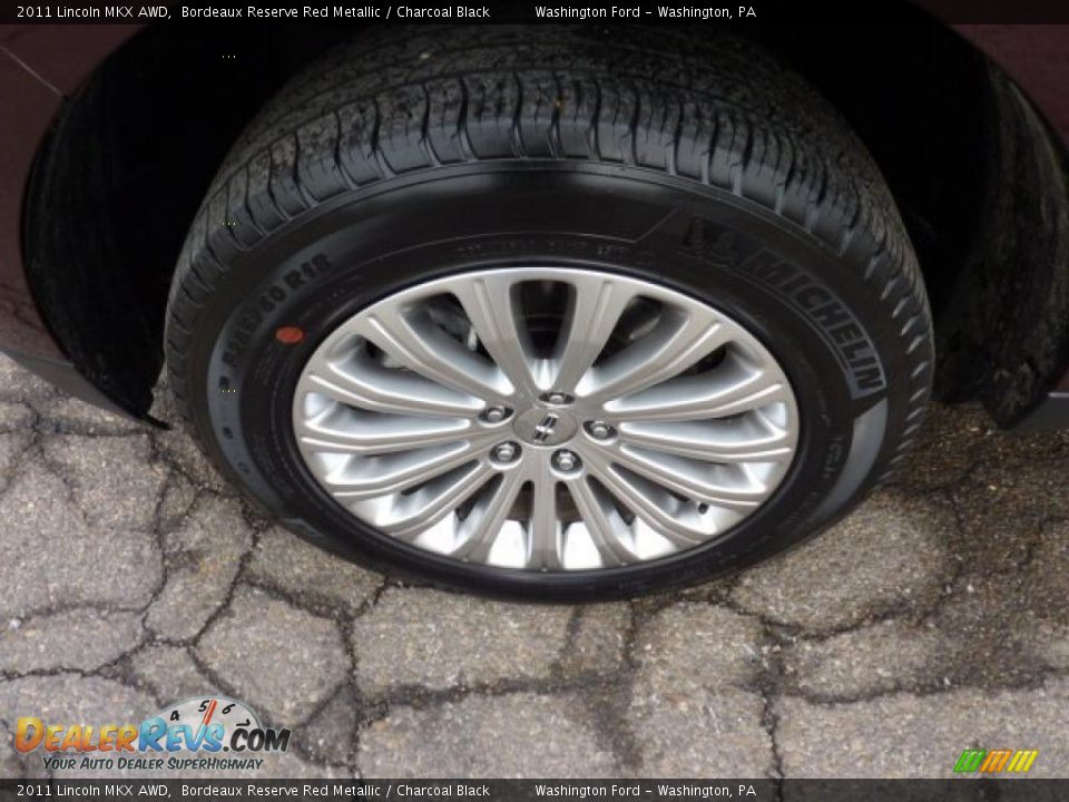 2011 Lincoln MKX AWD Bordeaux Reserve Red Metallic / Charcoal Black Photo #9