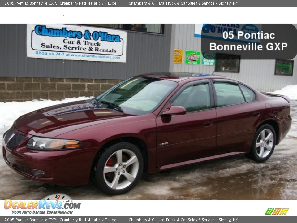 2005 Pontiac Bonneville GXP Cranberry Red Metallic / Taupe Photo #1