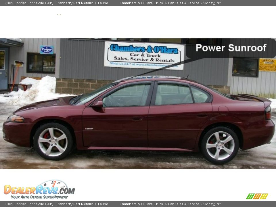 2005 Pontiac Bonneville GXP Cranberry Red Metallic / Taupe Photo #2