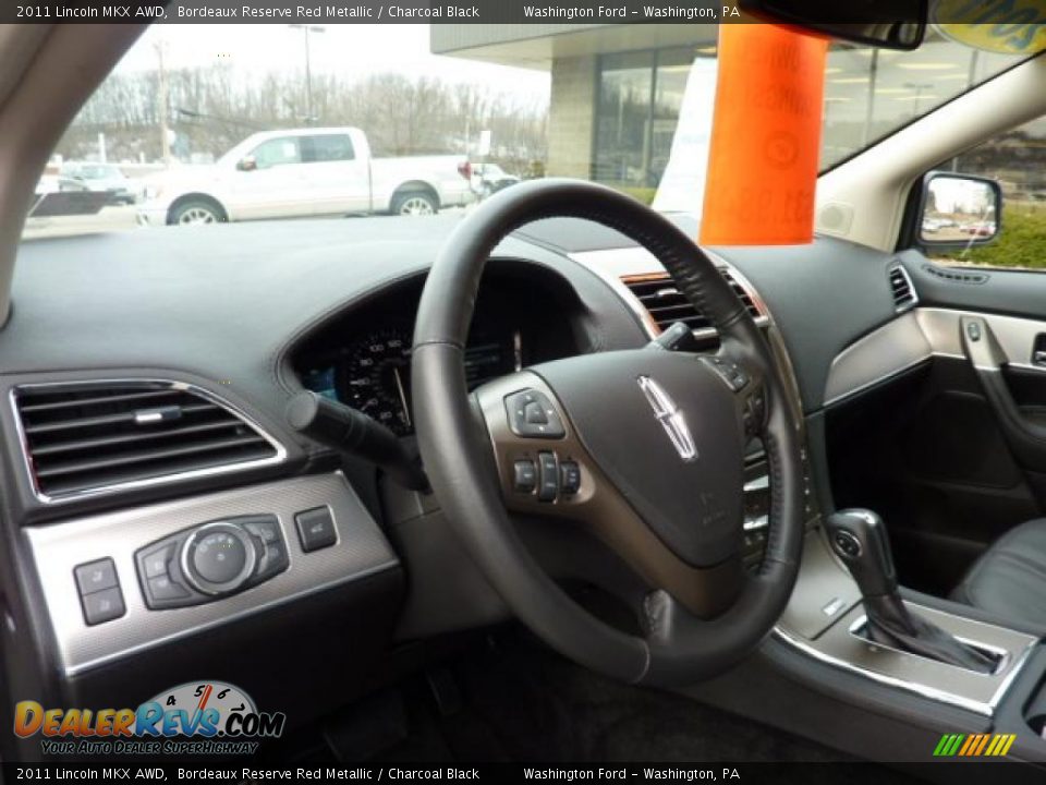 2011 Lincoln MKX AWD Bordeaux Reserve Red Metallic / Charcoal Black Photo #11