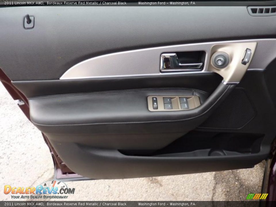 2011 Lincoln MKX AWD Bordeaux Reserve Red Metallic / Charcoal Black Photo #12
