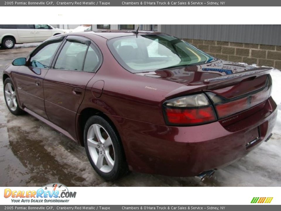 2005 Pontiac Bonneville GXP Cranberry Red Metallic / Taupe Photo #9