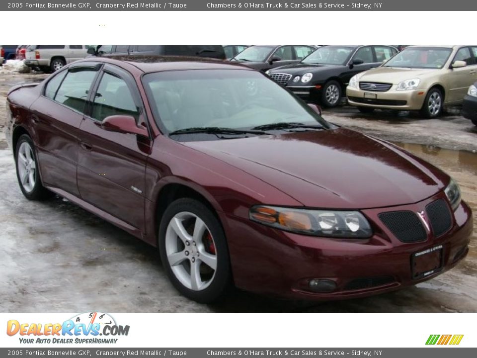 2005 Pontiac Bonneville GXP Cranberry Red Metallic / Taupe Photo #11