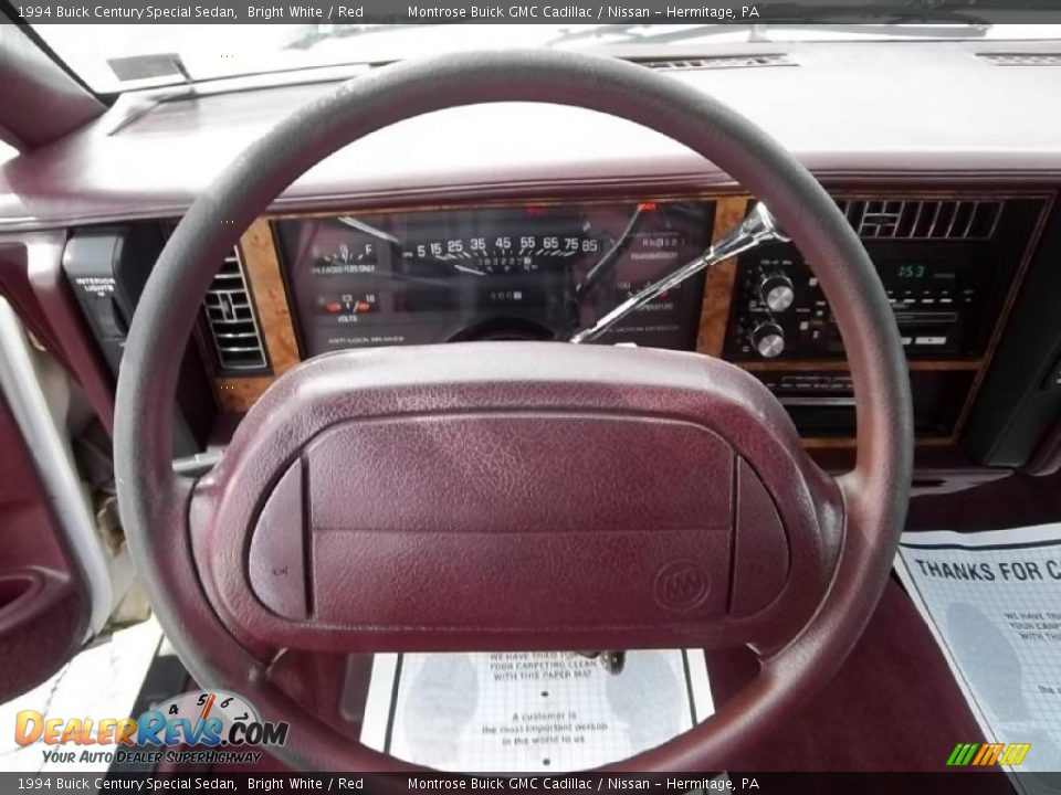 1994 Buick Century Special Sedan Steering Wheel Photo #22