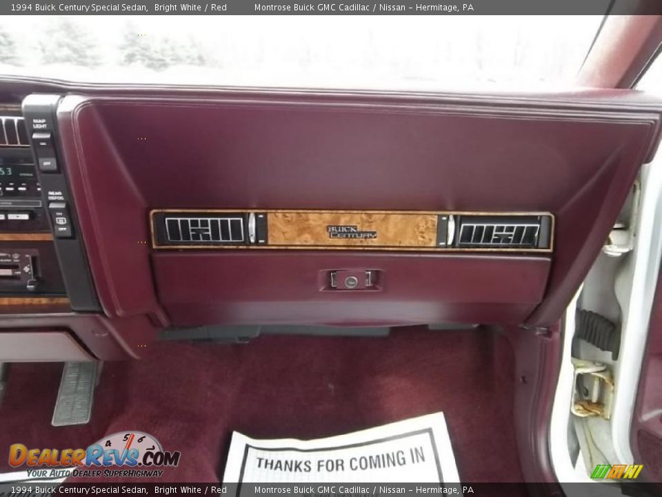 Dashboard of 1994 Buick Century Special Sedan Photo #24