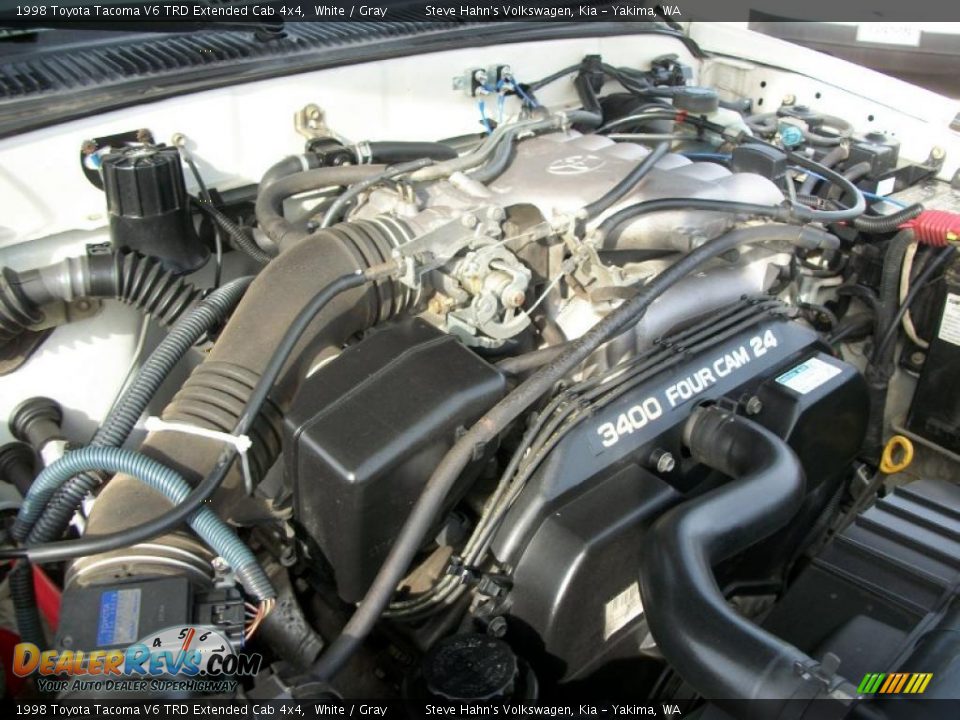 1998 Toyota Tacoma V6 TRD Extended Cab 4x4 3.4 Liter DOHC 24-Valve V6 Engine Photo #24