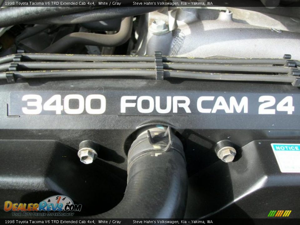 1998 Toyota Tacoma V6 TRD Extended Cab 4x4 3.4 Liter DOHC 24-Valve V6 Engine Photo #25