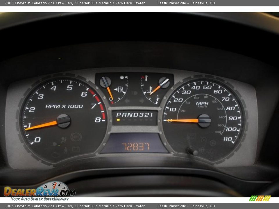 2006 Chevrolet Colorado Z71 Crew Cab Gauges Photo #8