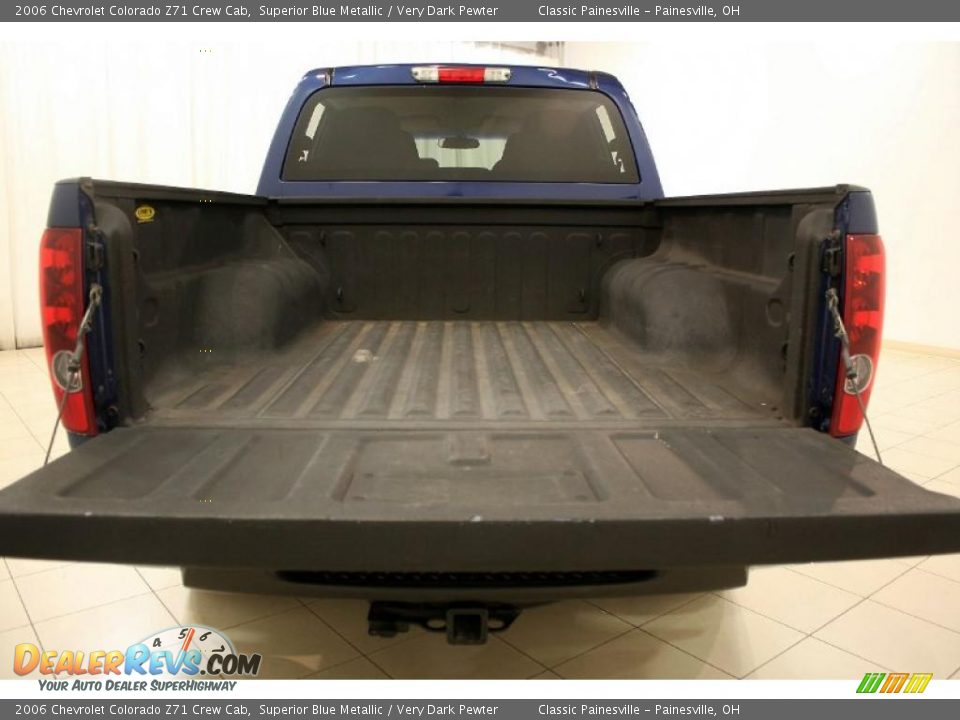 2006 Chevrolet Colorado Z71 Crew Cab Superior Blue Metallic / Very Dark Pewter Photo #14