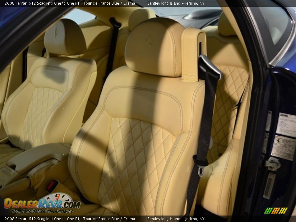Crema Interior - 2008 Ferrari 612 Scaglietti One to One F1 Photo #11