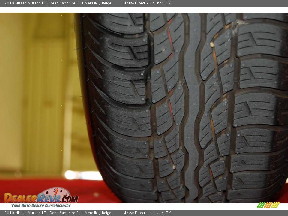 2010 Nissan Murano LE Deep Sapphire Blue Metallic / Beige Photo #7