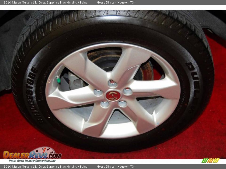 2010 Nissan Murano LE Deep Sapphire Blue Metallic / Beige Photo #8