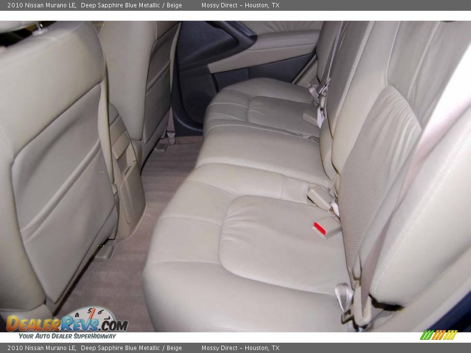 2010 Nissan Murano LE Deep Sapphire Blue Metallic / Beige Photo #15