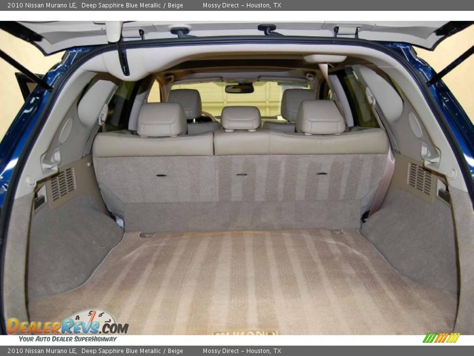 2010 Nissan Murano LE Deep Sapphire Blue Metallic / Beige Photo #16