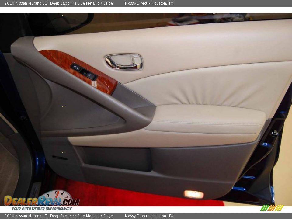 2010 Nissan Murano LE Deep Sapphire Blue Metallic / Beige Photo #19