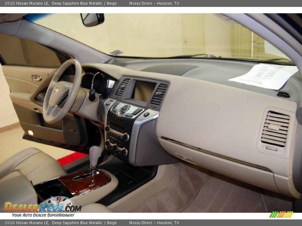 2010 Nissan Murano LE Deep Sapphire Blue Metallic / Beige Photo #21