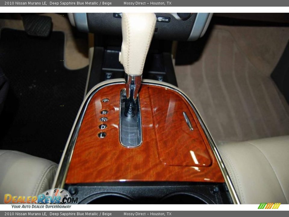 2010 Nissan Murano LE Deep Sapphire Blue Metallic / Beige Photo #22