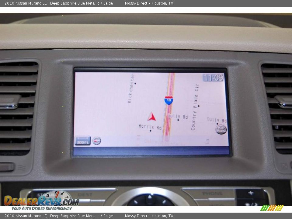 2010 Nissan Murano LE Deep Sapphire Blue Metallic / Beige Photo #24