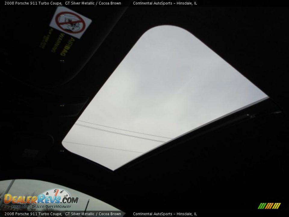 Sunroof of 2008 Porsche 911 Turbo Coupe Photo #26