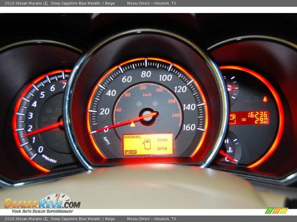 2010 Nissan Murano LE Deep Sapphire Blue Metallic / Beige Photo #27