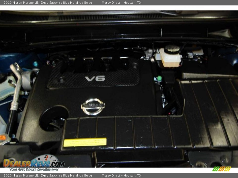 2010 Nissan Murano LE Deep Sapphire Blue Metallic / Beige Photo #28