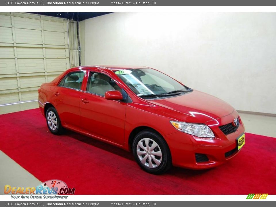 2010 Toyota Corolla LE Barcelona Red Metallic / Bisque Photo #1