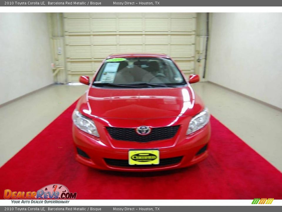 2010 Toyota Corolla LE Barcelona Red Metallic / Bisque Photo #2