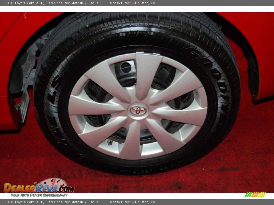 2010 Toyota Corolla LE Barcelona Red Metallic / Bisque Photo #8