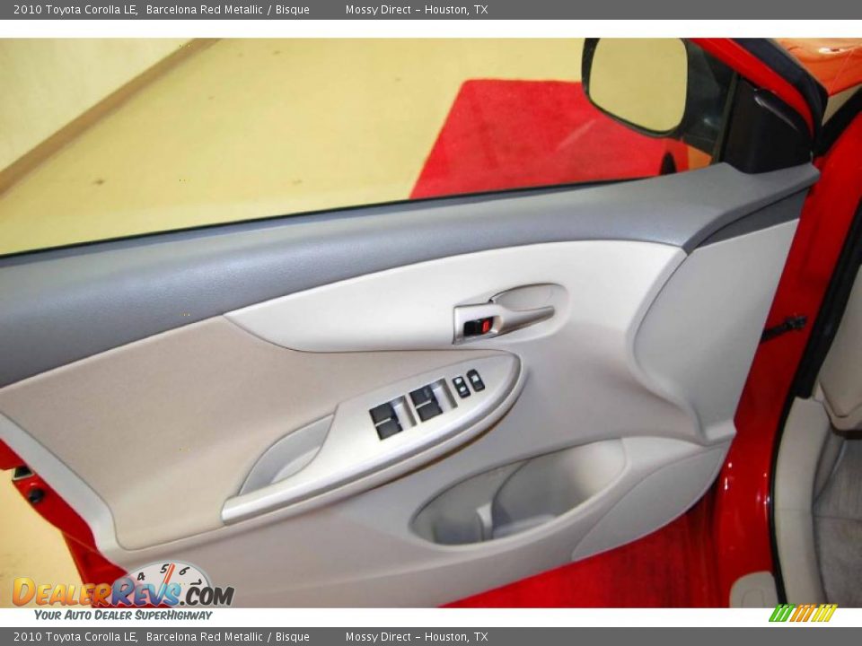 2010 Toyota Corolla LE Barcelona Red Metallic / Bisque Photo #9