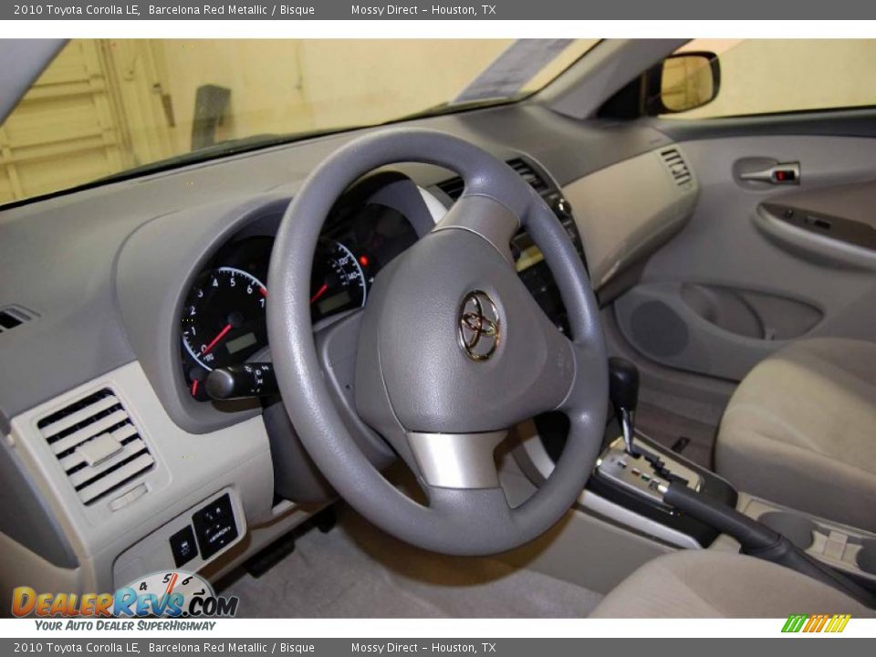 2010 Toyota Corolla LE Barcelona Red Metallic / Bisque Photo #11
