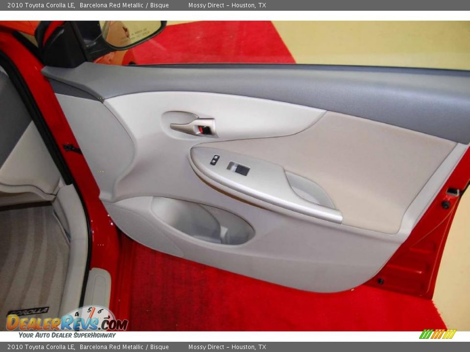 2010 Toyota Corolla LE Barcelona Red Metallic / Bisque Photo #18