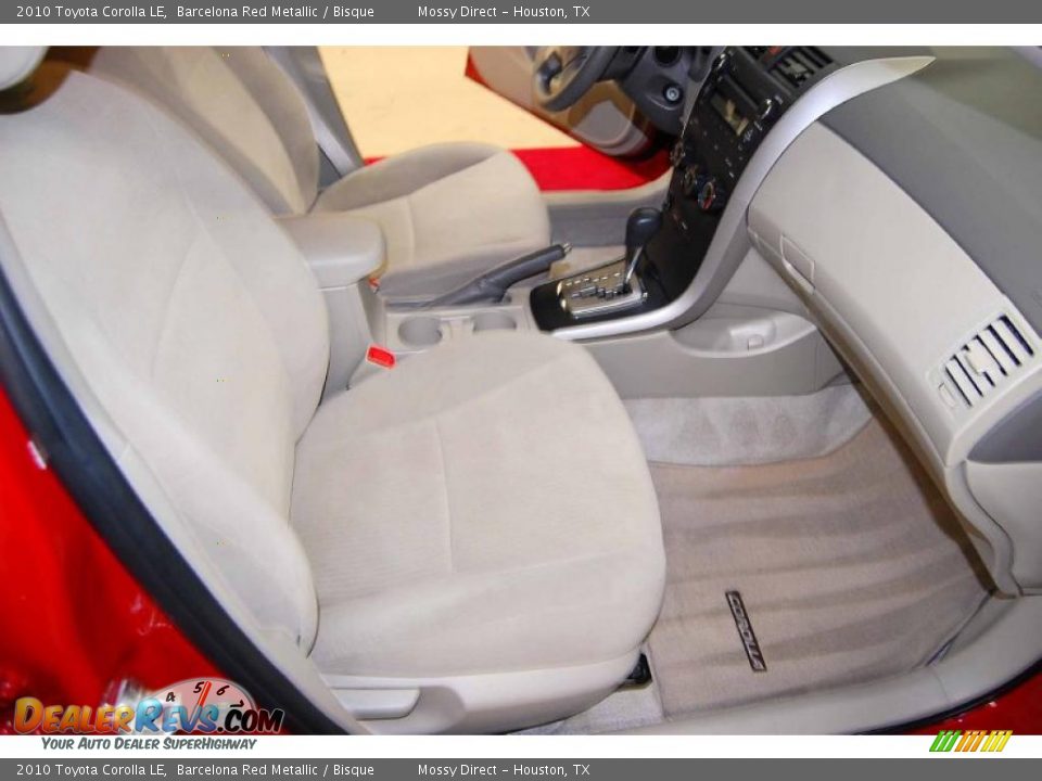2010 Toyota Corolla LE Barcelona Red Metallic / Bisque Photo #19