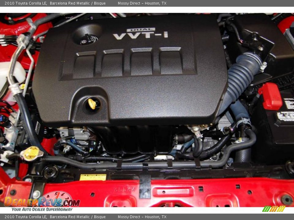2010 Toyota Corolla LE Barcelona Red Metallic / Bisque Photo #24