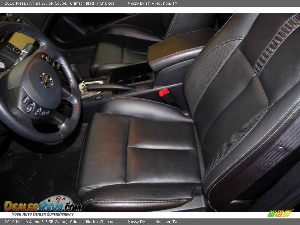 Charcoal Interior - 2010 Nissan Altima 3.5 SR Coupe Photo #10