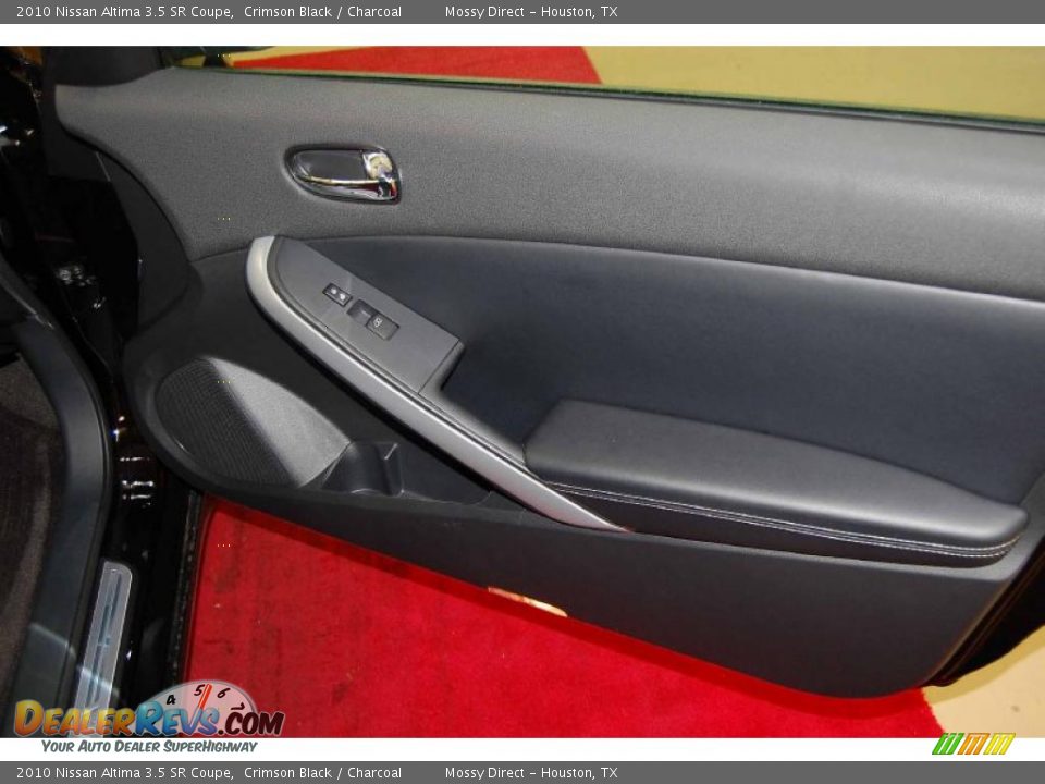 2010 Nissan Altima 3.5 SR Coupe Crimson Black / Charcoal Photo #15