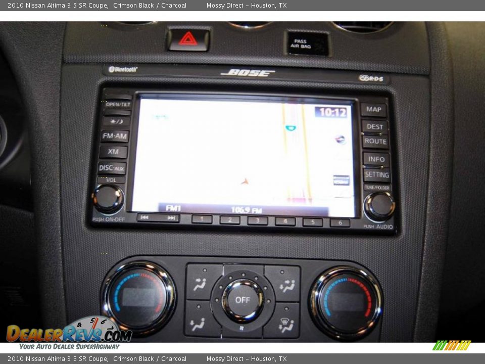 Navigation of 2010 Nissan Altima 3.5 SR Coupe Photo #20