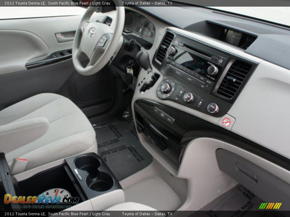 Dashboard of 2011 Toyota Sienna LE Photo #19