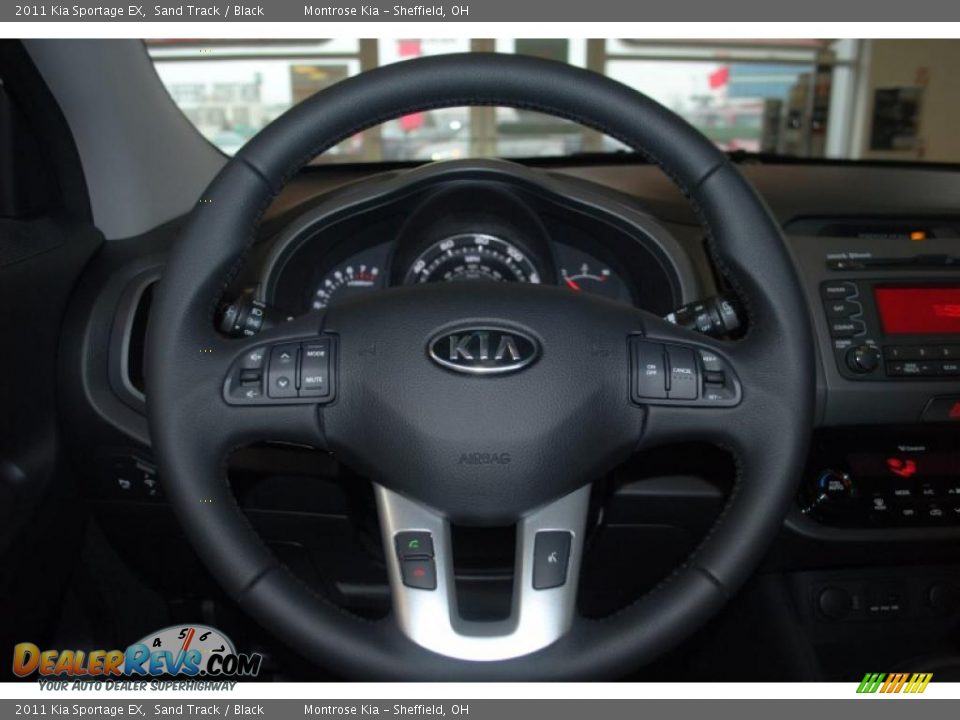 2011 Kia Sportage EX Sand Track / Black Photo #24