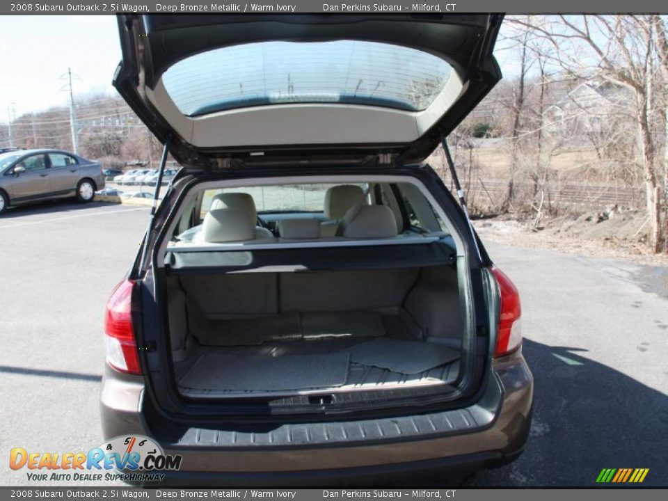 2008 Subaru Outback 2.5i Wagon Deep Bronze Metallic / Warm Ivory Photo #8