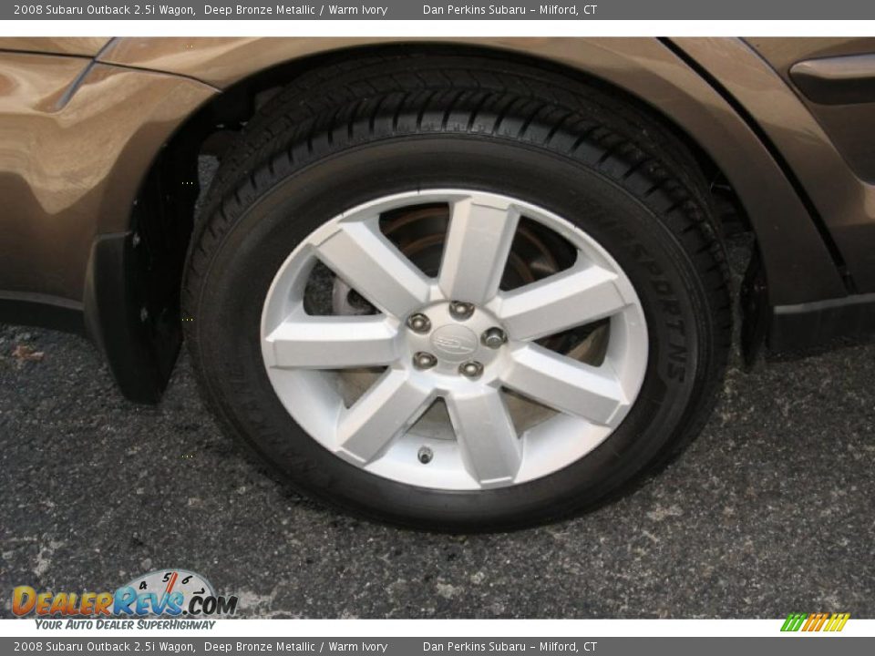 2008 Subaru Outback 2.5i Wagon Deep Bronze Metallic / Warm Ivory Photo #19