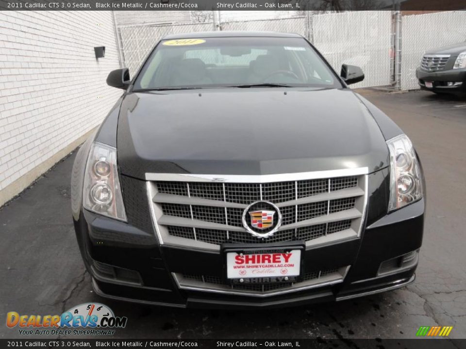 2011 Cadillac CTS 3.0 Sedan Black Ice Metallic / Cashmere/Cocoa Photo #2
