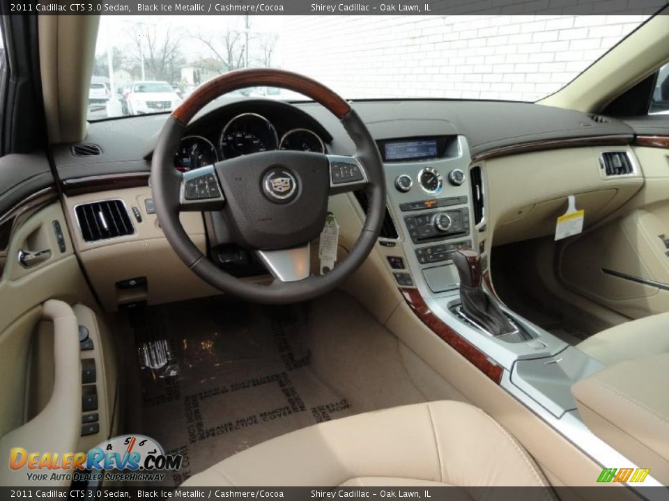 Cashmere/Cocoa Interior - 2011 Cadillac CTS 3.0 Sedan Photo #10