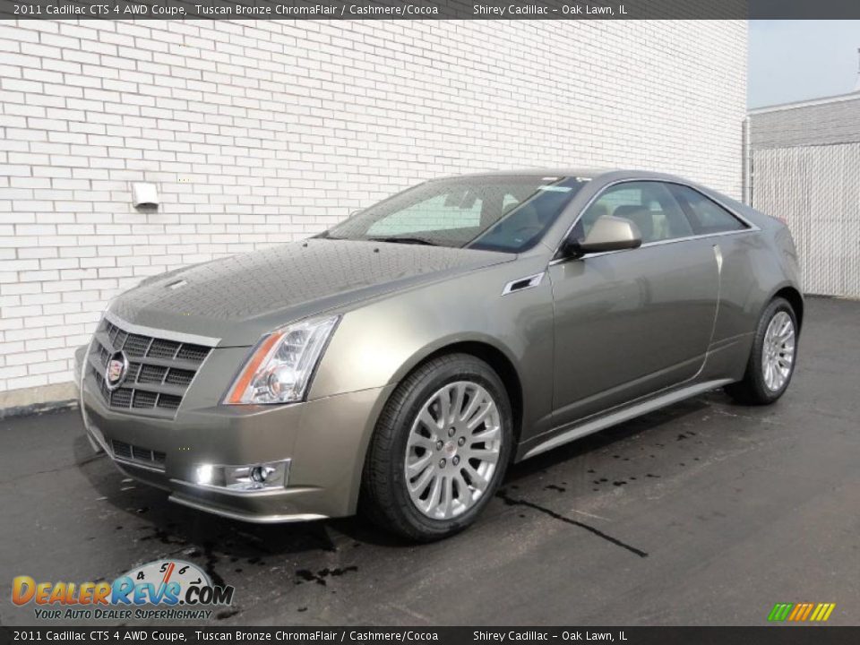 Front 3/4 View of 2011 Cadillac CTS 4 AWD Coupe Photo #1