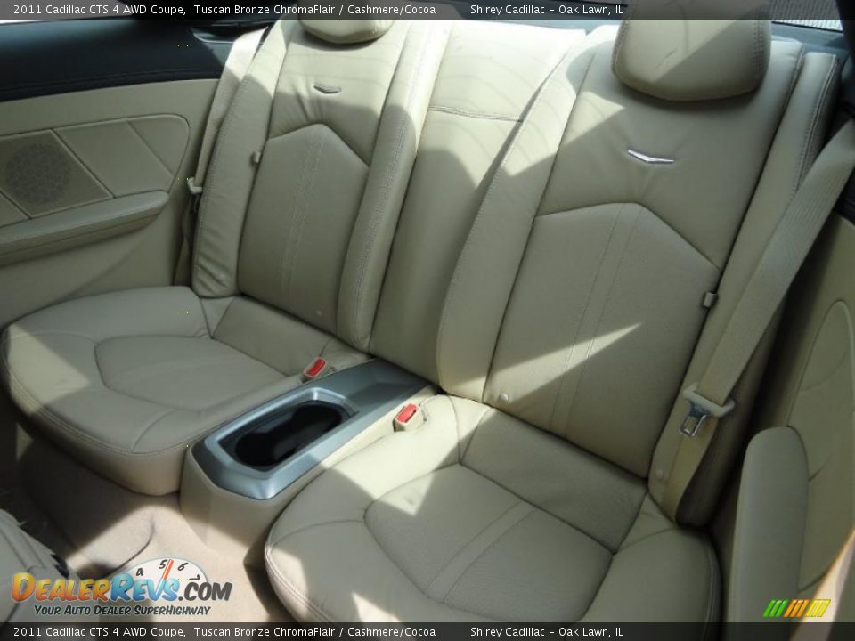 Cashmere/Cocoa Interior - 2011 Cadillac CTS 4 AWD Coupe Photo #14