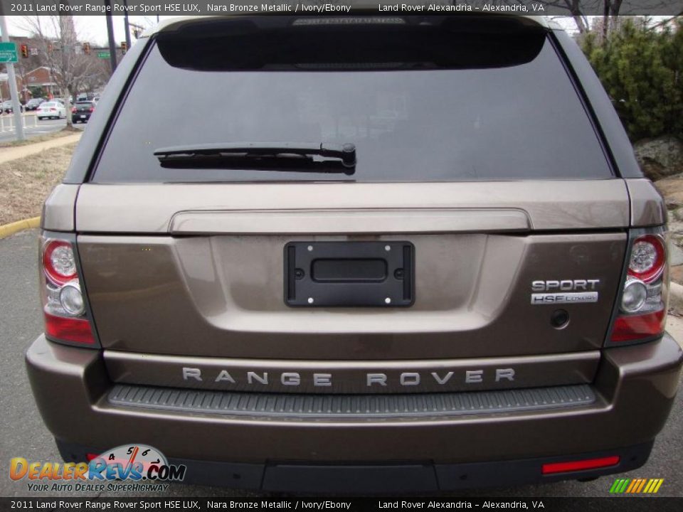 2011 Land Rover Range Rover Sport HSE LUX Nara Bronze Metallic / Ivory/Ebony Photo #8