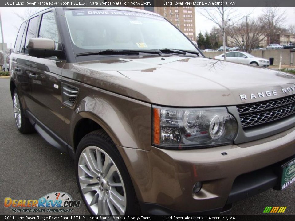 2011 Land Rover Range Rover Sport HSE LUX Nara Bronze Metallic / Ivory/Ebony Photo #12