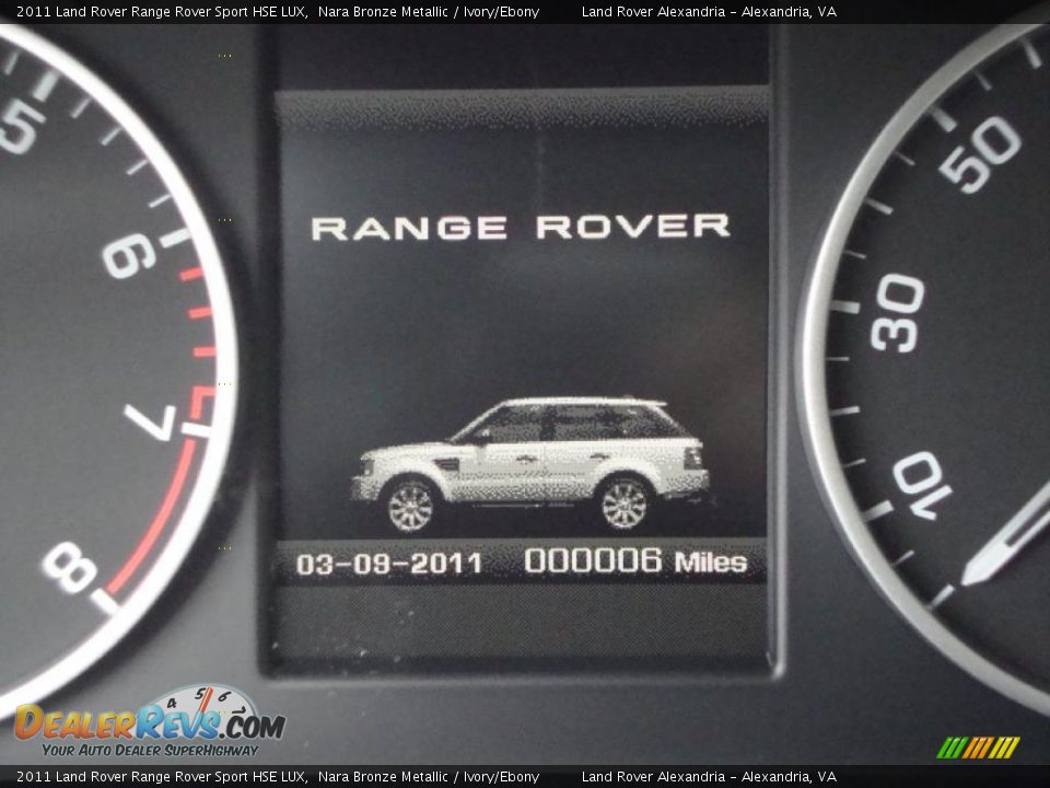 2011 Land Rover Range Rover Sport HSE LUX Nara Bronze Metallic / Ivory/Ebony Photo #21