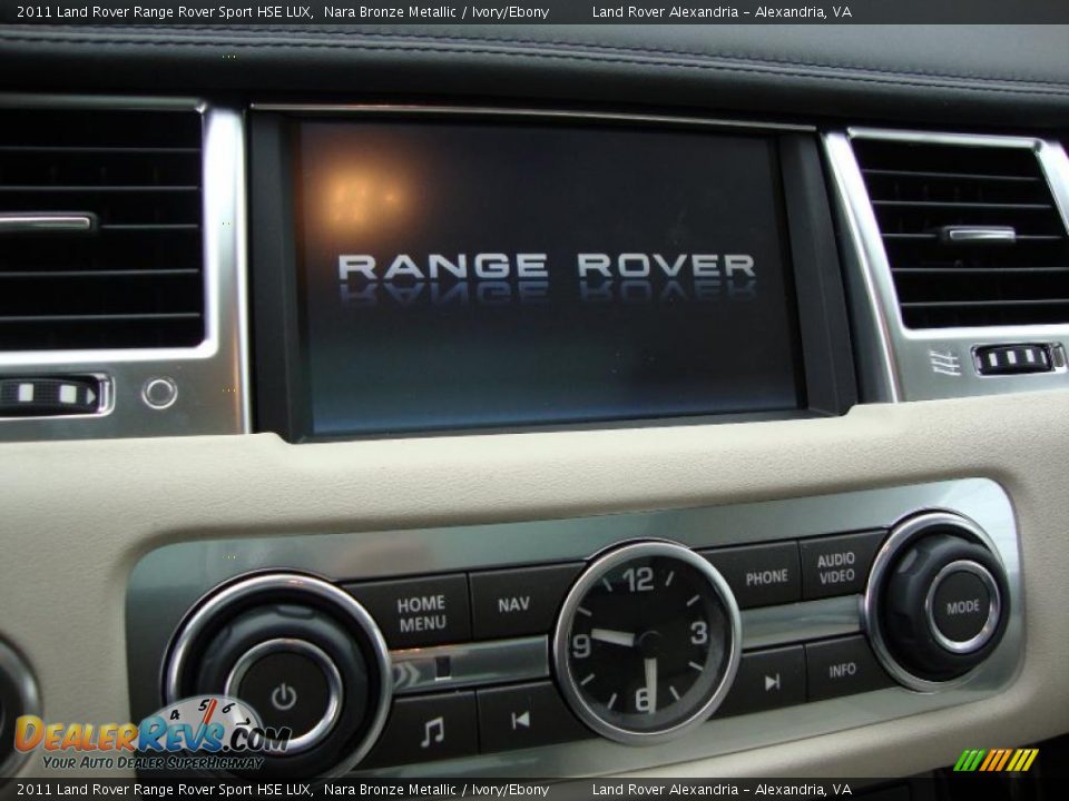 2011 Land Rover Range Rover Sport HSE LUX Nara Bronze Metallic / Ivory/Ebony Photo #23