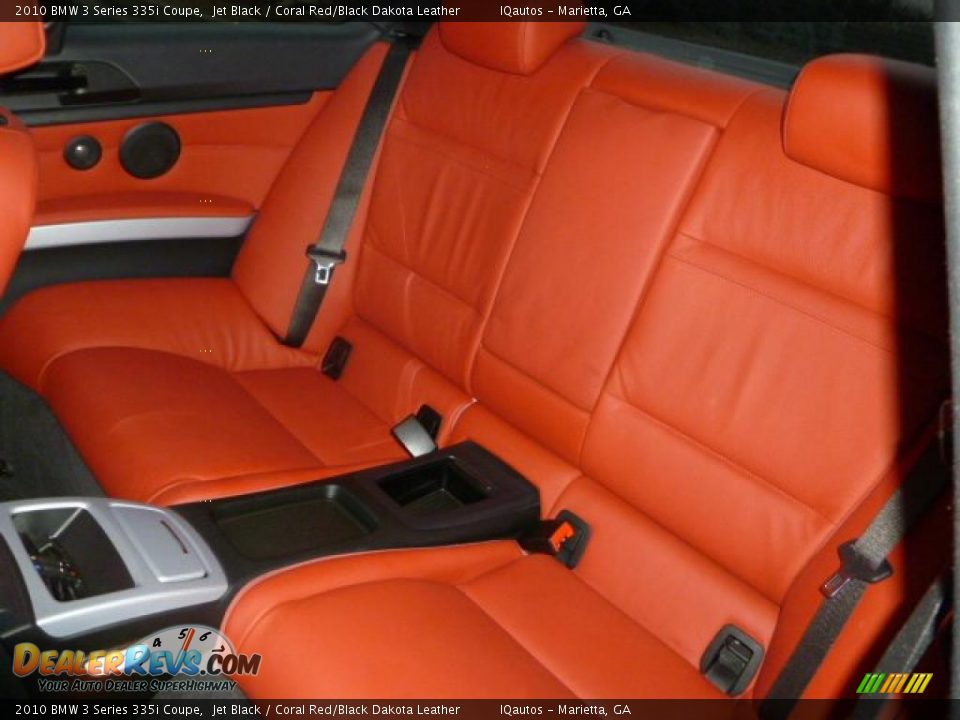 Coral Red Black Dakota Leather Interior 2010 Bmw 3 Series