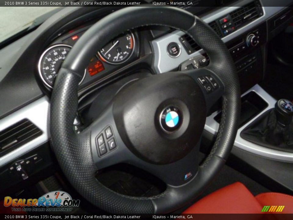 2010 BMW 3 Series 335i Coupe Steering Wheel Photo #19